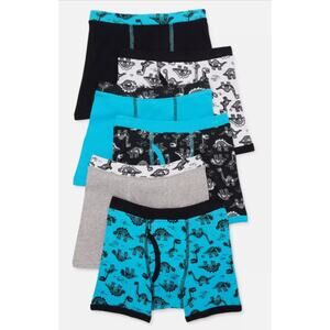 Wonder Nation Toddler Boys’ Comfort Waist Boxer Briefs 6-Pack, Size 4T/5T